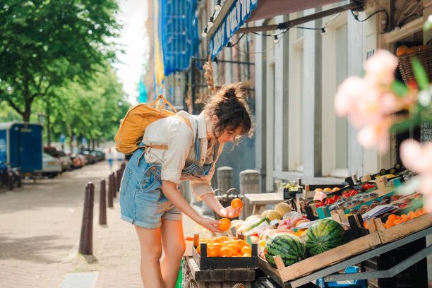 cliente dans un commerce extérieur