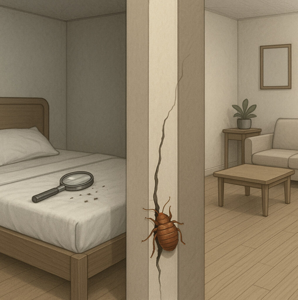 Est-ce que les punaises de lit passent d'un appartement à un autre ?