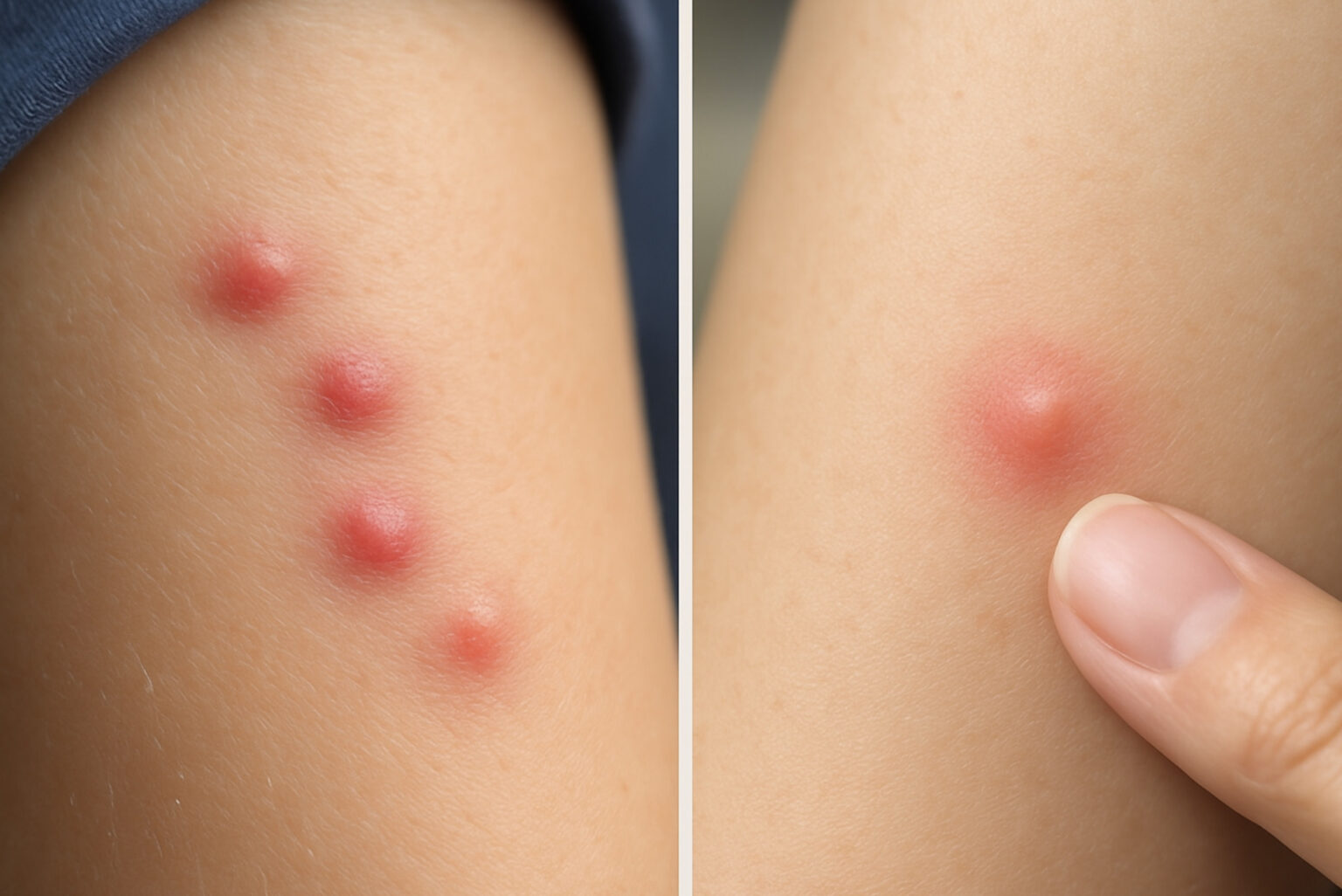 Comment différencier piqûre de punaise et piqûre de moustique