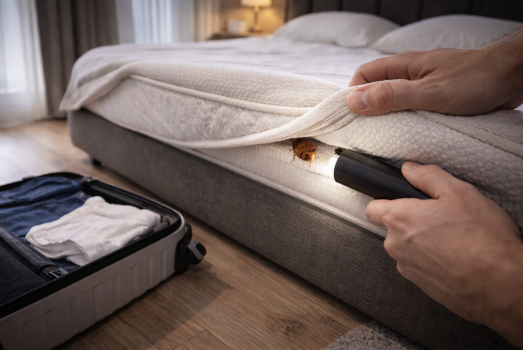 détecter punaises de lit Airbnb