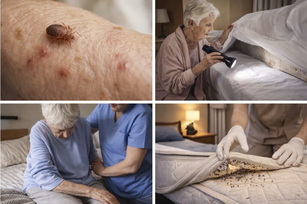 personne âgée punaise de lit