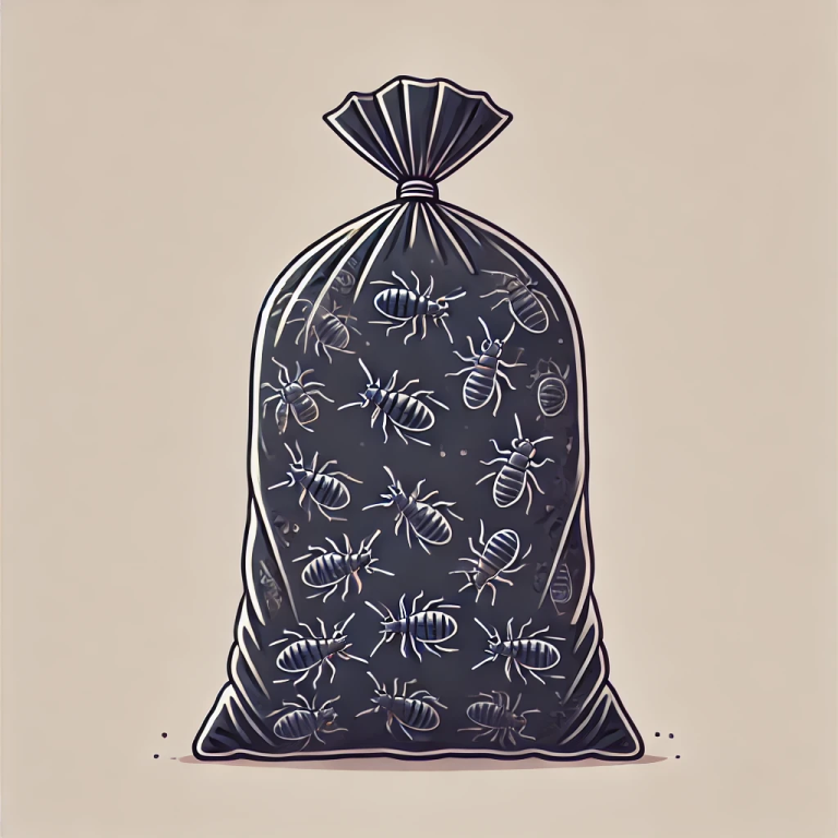 sacs poubelles poux