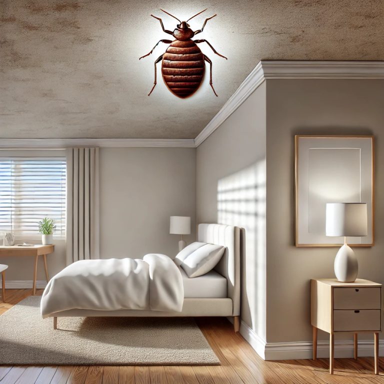 punaise de lit plafond