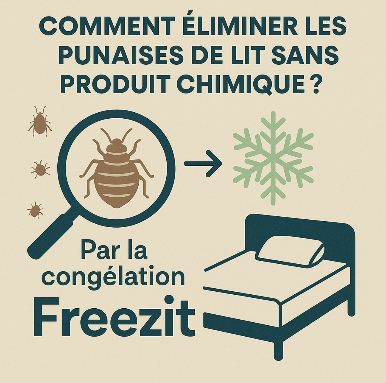 Comment éliminer les punaises de lit sans produit chimique