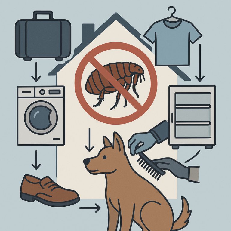 Comment faire pour ne pas ramener des puces chez soi