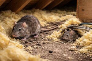 Rongeurs dans les combles
