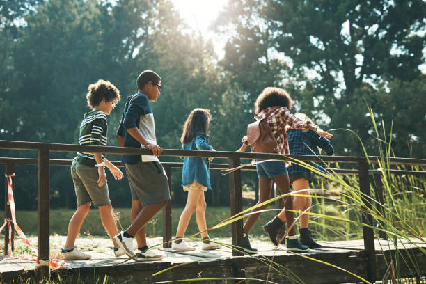 enfants en colonie de vacances